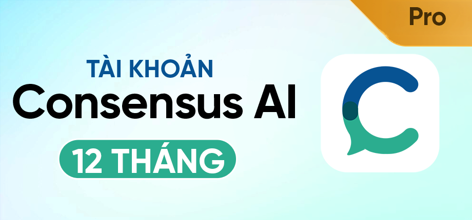 Consensus AI Pro 1 Năm - Tài khoản